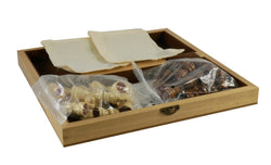 Chess Set - 10.5" Wood Folding Chess Set, Unweighted Wood Chessmen - 95105 (ONLINE ORDER ONLY)