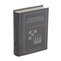 Checkers & Backgammon - Vintage Bookshelf Edition