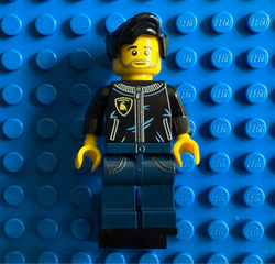 Lamborghini Countach Driver Minifigure (ONLINE ORDER ONLY)