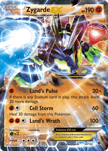 Zygarde EX (54/124) [XY: Fates Collide] (Online Only)