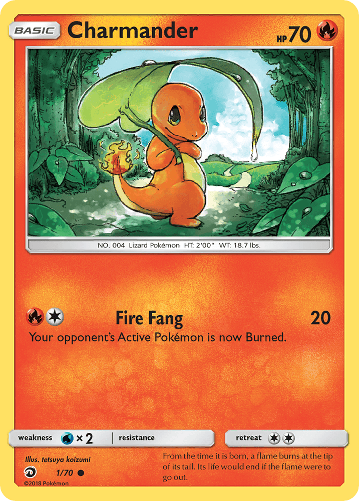 Charmander (1/70) [Sun & Moon: Dragon Majesty] (Online Only)