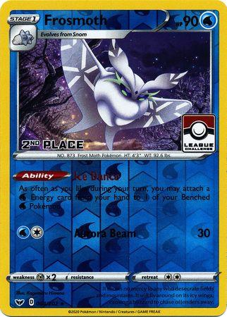 Frosmoth (064/202) (League Promo 2nd Place) [Sword & Shield: Base Set] (Online Only)