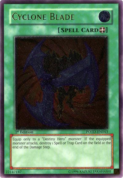 Cyclone Blade [POTD-EN043] Ultimate Rare (ONLINE ORDER ONLY)