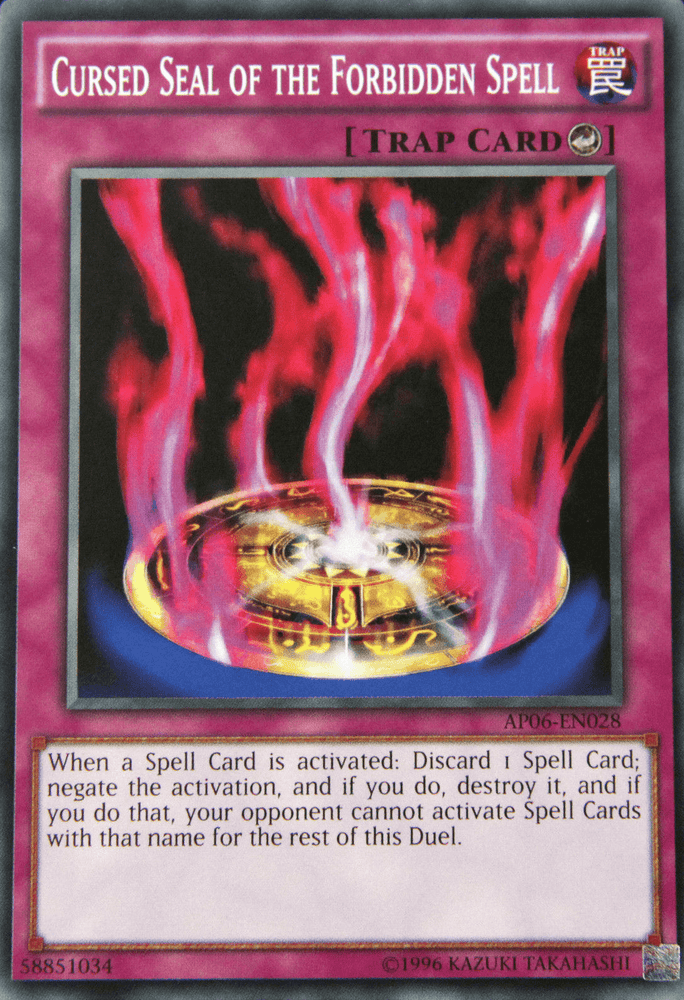 Cursed Seal of the Forbidden Spell [AP06-EN028] Common (ONLINE ORDER ONLY)