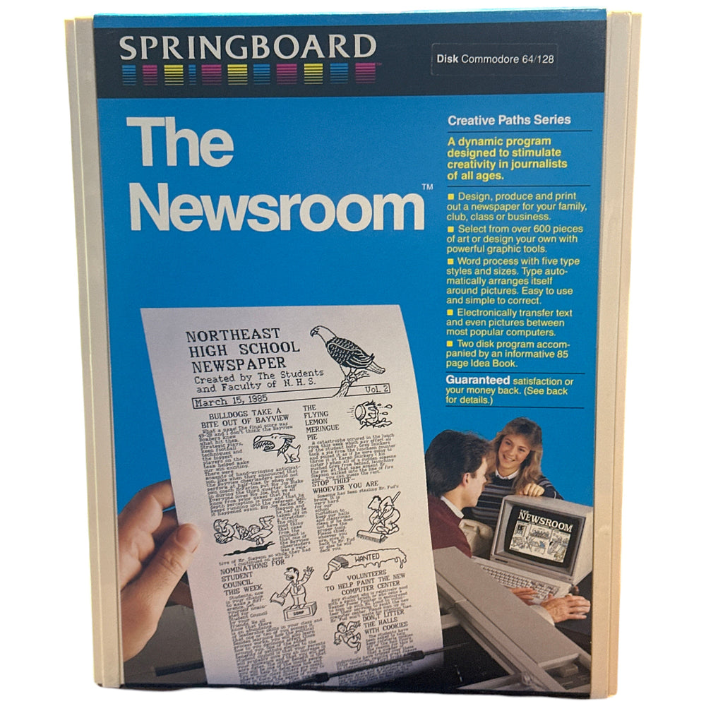 Springboard The Newsroom - Commodore 64/128 (Online Order Only)