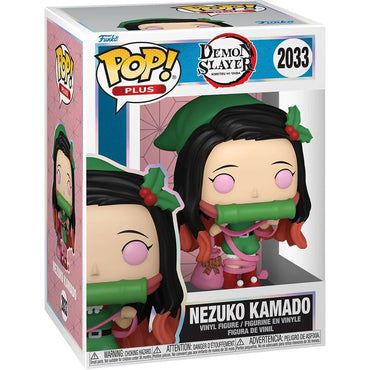 Demon Slayer Nezuko Kamado (Holiday) Funko Pop! Vinyl Figure Plus #2033 (ONLINE ORDER ONLY)