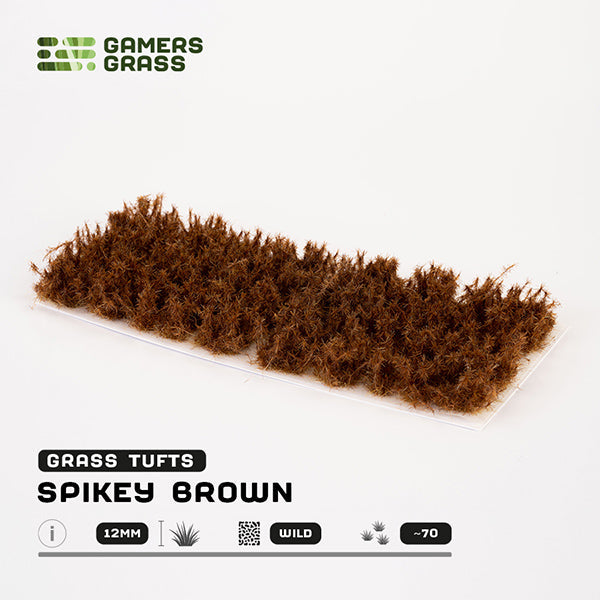 Gamers Grass Tufts: Spikey Brown 12mm- Wild (ONLINE ORDER ONLY)