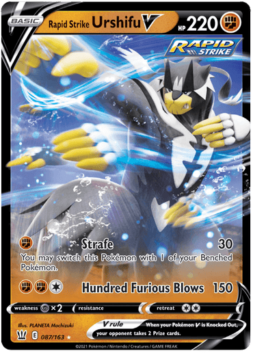 Rapid Strike Urshifu V (087/163) [Sword & Shield: Battle Styles] (Online Only)