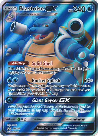 Blastoise GX (SM189) (Jumbo Card) [Sun & Moon: Black Star Promos] (Online Only)