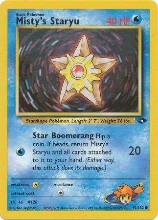 Misty's Staryu (92/132) [Gym Challenge Unlimited] (Online Only)