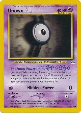 Unown [I] (68/75) [Neo Discovery Unlimited] (Online Only)