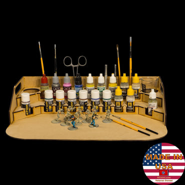 Painting Station - 26mm, For Vallejo and Army Painter Style Dropper Bottles (Online Order Only) (Online Order Only)