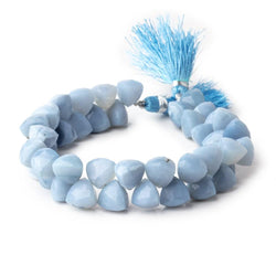 9.5mm Owyhee Denim Opal Faceted Trillion Beads 8.5 inch 43 pieces (ONLINE ORDER ONLY)