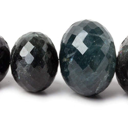 9.5x7-24x16mm Moss Aquamarine faceted rondelle beads 17 inch 44 pieces (ONLINE ORDER ONLY)