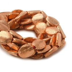 9.5x8mm Copper Brushed Oval 8 inch 22 pcs (ONLINE ORDER ONLY)