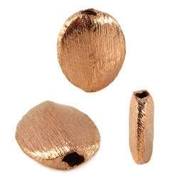 9.5x8mm Copper Brushed Oval 8 inch 22 pcs (ONLINE ORDER ONLY)