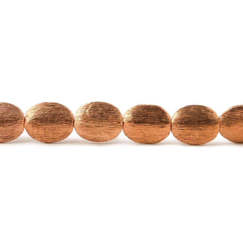 9.5x8mm Copper Brushed Oval 8 inch 22 pcs (ONLINE ORDER ONLY)