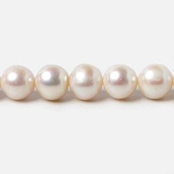 9.5x9-10x9.5mm Cream Off Round Freshwater Pearls 15.5 inch 42 pieces (ONLINE ORDER ONLY)