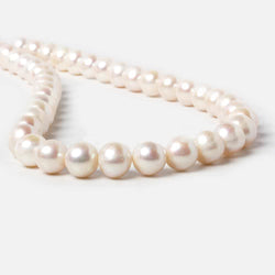 9.5x9-10x9.5mm Cream Off Round Freshwater Pearls 15.5 inch 42 pieces (ONLINE ORDER ONLY)