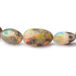9.5x9-24x15mm Golden Ethiopian Opal Plain Nugget Beads 20 inch 39 pieces AA (ONLINE ORDER ONLY)