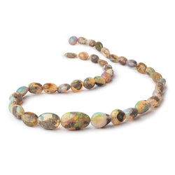 9.5x9-24x15mm Golden Ethiopian Opal Plain Nugget Beads 20 inch 39 pieces AA (ONLINE ORDER ONLY)