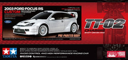 Tamiya 1/10 R/C 2003 4WD Ford Focus RS Custom (White Painted Body) 47495-A (ONLINE ORDER ONLY)