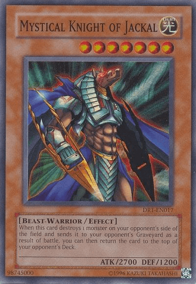 Mystical Knight of Jackal [DR1-EN017] Super Rare (ONLINE ORDER ONLY)