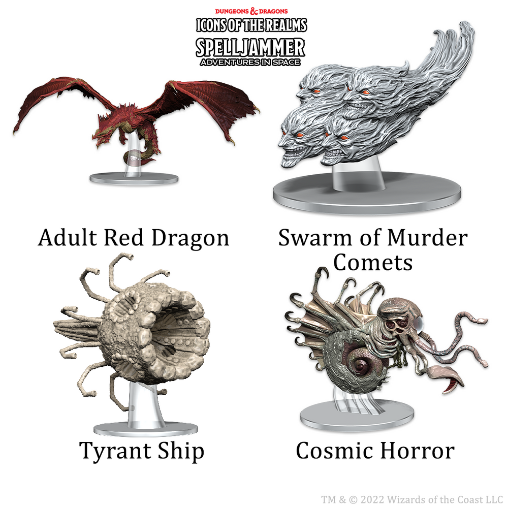D&D: Icons of the Realms - Ship Scale - Threats from the Cosmos (ONLINE ORDER ONLY)