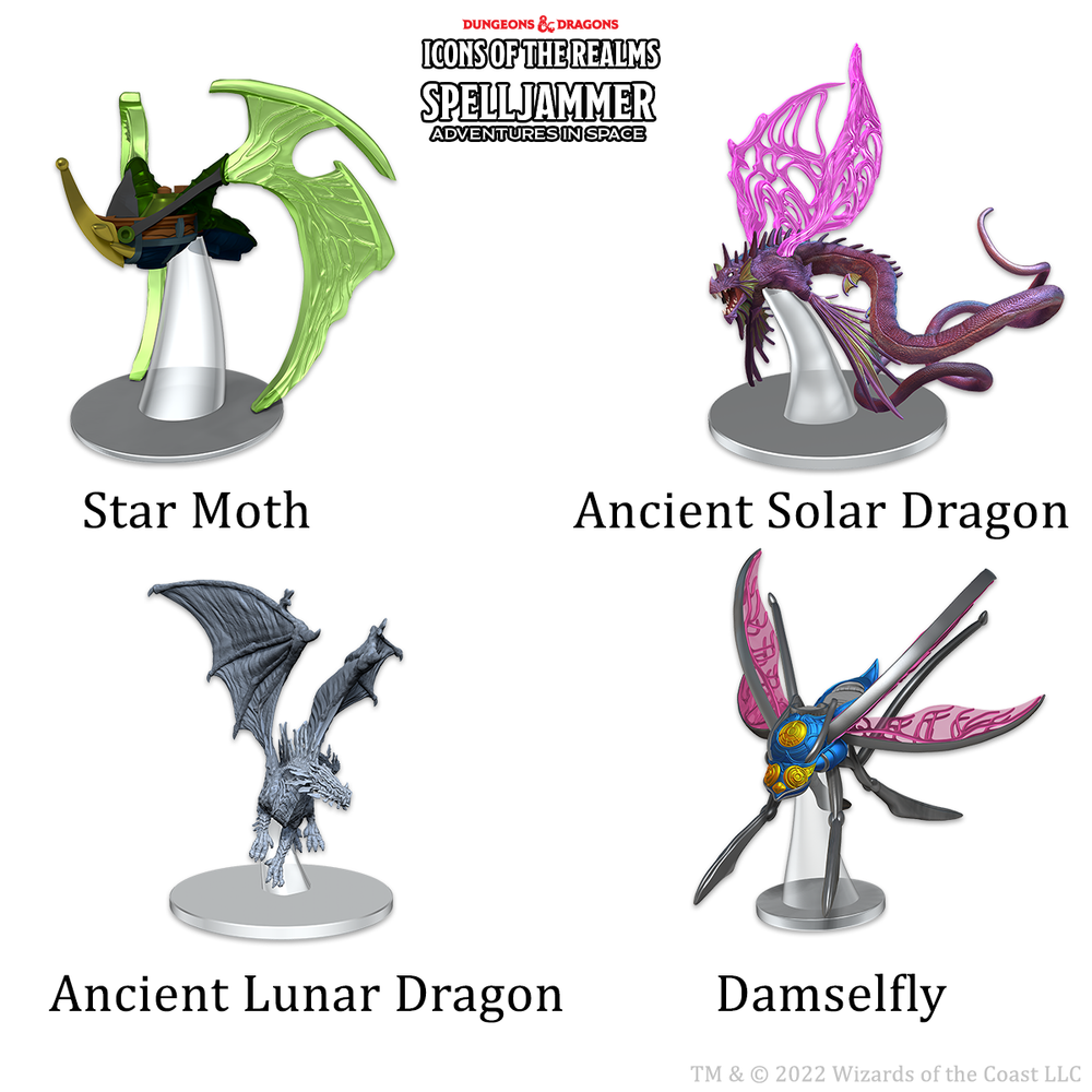 D&D: Icons of the Realms - Ship Scale - Astral Elf Patrol (ONLINE ORDER ONLY)