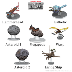 D&D: Icons of the Realms - Ship Scale - Asteroid Encounters (ONLINE ORDER ONLY)
