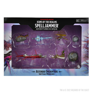 D&D: Icons of the Realms - Ship Scale - Asteroid Encounters (ONLINE ORDER ONLY)