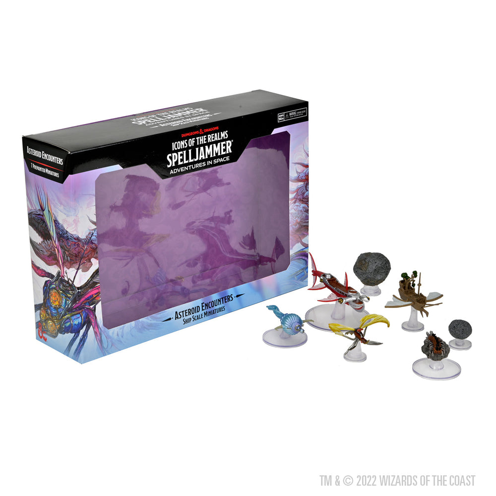 D&D: Icons of the Realms - Ship Scale - Asteroid Encounters (ONLINE ORDER ONLY)