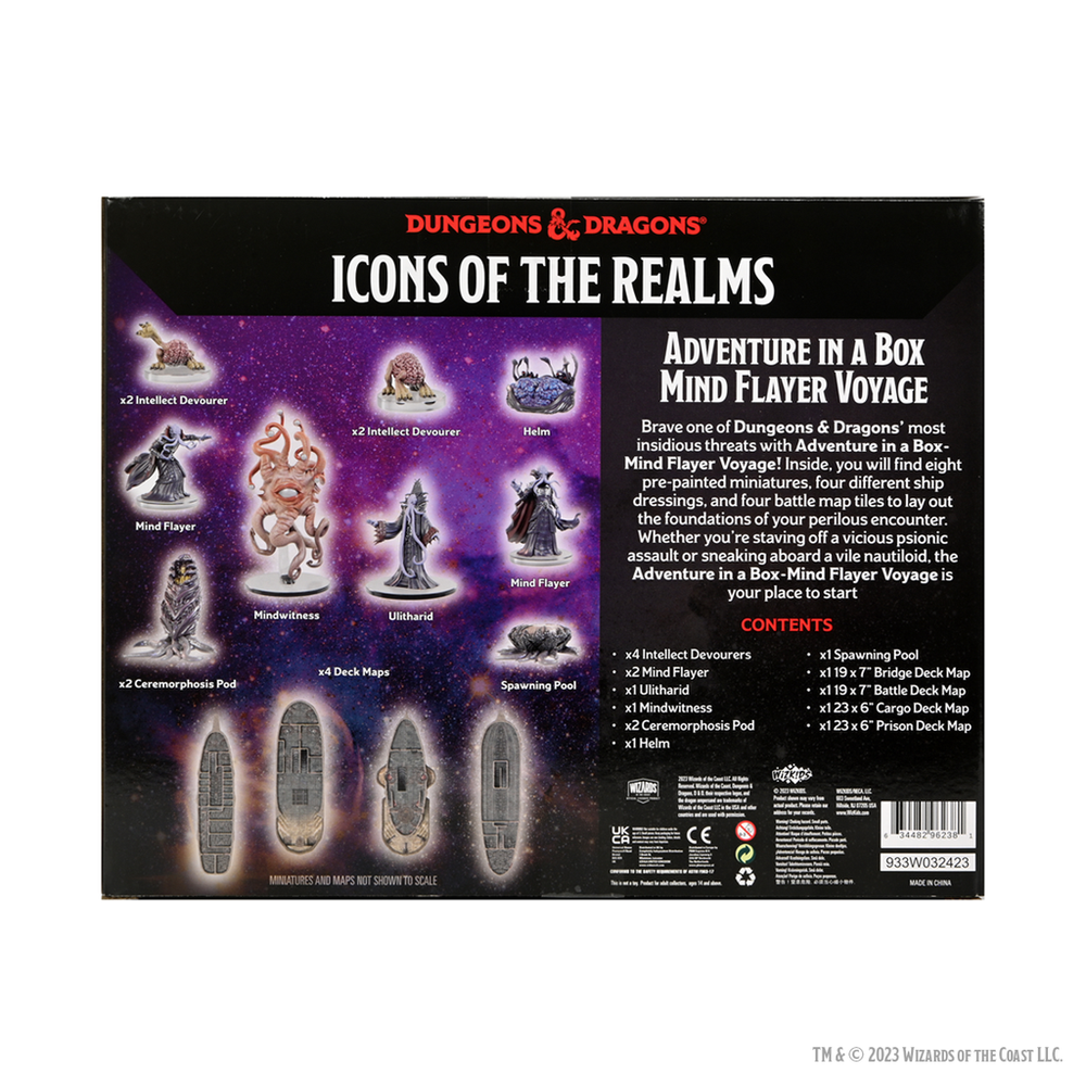 D&D: Icons of the Realms - Adventure In A Box - Mind Flayer Voyage (ONLINE ORDER ONLY)