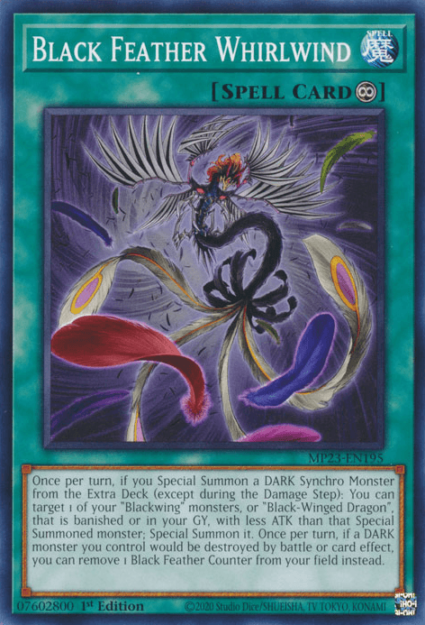 Black Feather Whirlwind [MP23-EN195] Common (ONLINE ORDER ONLY)