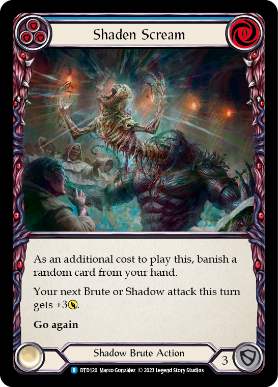 Shaden Scream (Blue) [DTD120] (Dusk Till Dawn)  Rainbow Foil