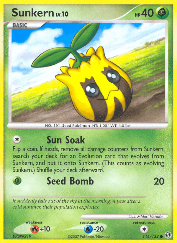 Sunkern (114/132) [Diamond & Pearl: Secret Wonders] (Online Only)