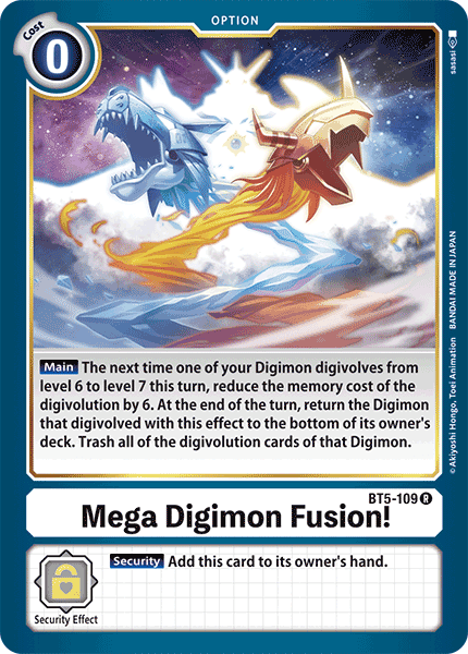 Mega Digimon Fusion! [BT5-109] [Battle of Omni] (ONLINE ORDER ONLY)