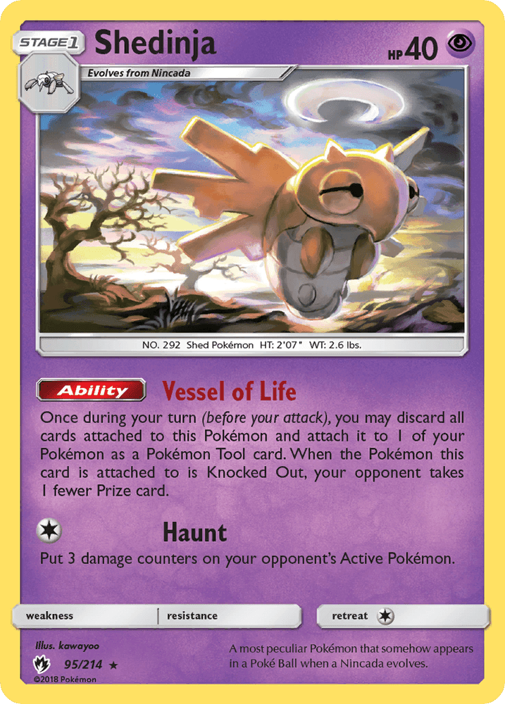 Shedinja (95/214) [Sun & Moon: Lost Thunder] (Online Only)
