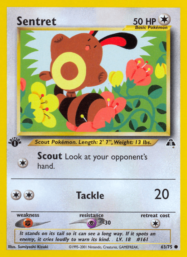 Sentret (63/75) [Neo Discovery 1st Edition] (Online Only)