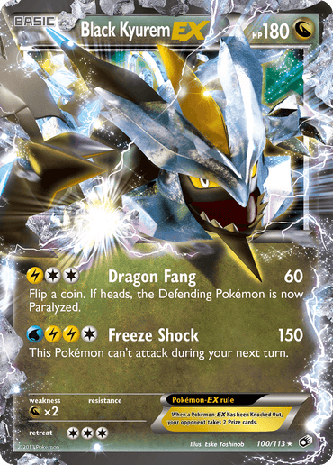 Black Kyurem EX (100/113) [Black & White: Legendary Treasures] (Online Only)