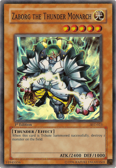 Zaborg the Thunder Monarch [AST-023] Super Rare (ONLINE ORDER ONLY)