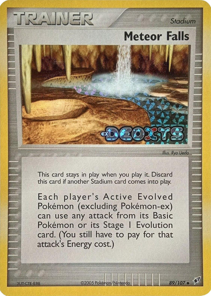 Meteor Falls (89/107) (Stamped) [EX: Deoxys] (Online Only)