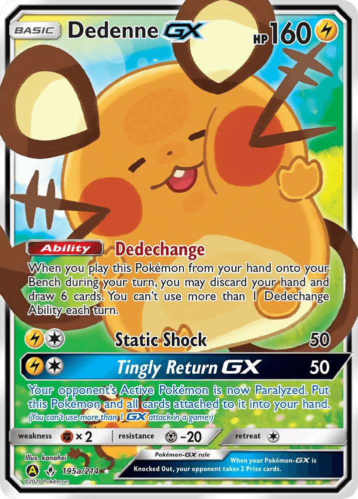 Dedenne GX (195a/214) [Alternate Art Promos] (Online Only)