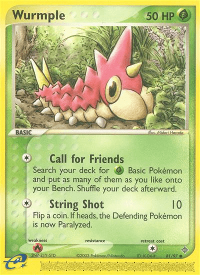 Wurmple (81/97) [EX: Dragon] (Online Only)