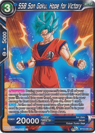SSB Son Goku, Hope for Victory (BT10-036) [Rise of the Unison Warrior 2nd Edition] (ONLINE ORDER ONLY)