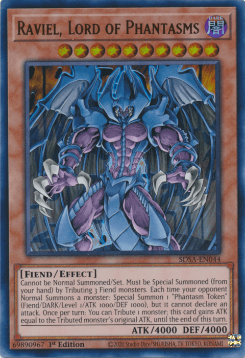 Raviel, Lord of Phantasms [SDSA-EN044] Ultra Rare (ONLINE ORDER ONLY)