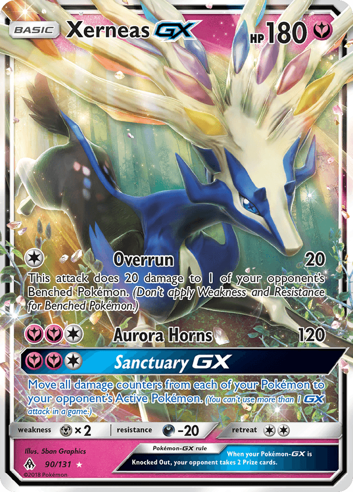 Xerneas GX (90/131) [Sun & Moon: Forbidden Light] (Online Only)