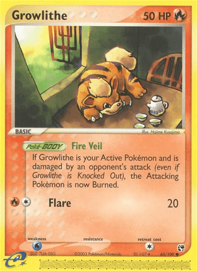 Growlithe (65/100) [EX: Sandstorm] (Online Only)