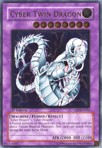 Cyber Twin Dragon [CRV-EN035] Ultimate Rare (ONLINE ORDER ONLY)