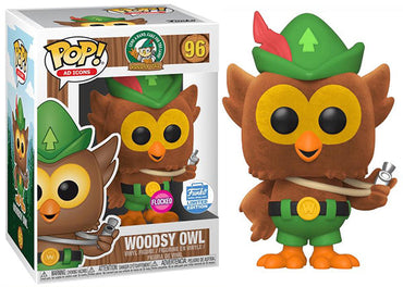 Woodsy Owl (Ad Icons, Flocked) 96 - Funko Shop Exclusive (Online Order Only)